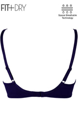 BLS Breathable Wired And Light Padded Bra Blue