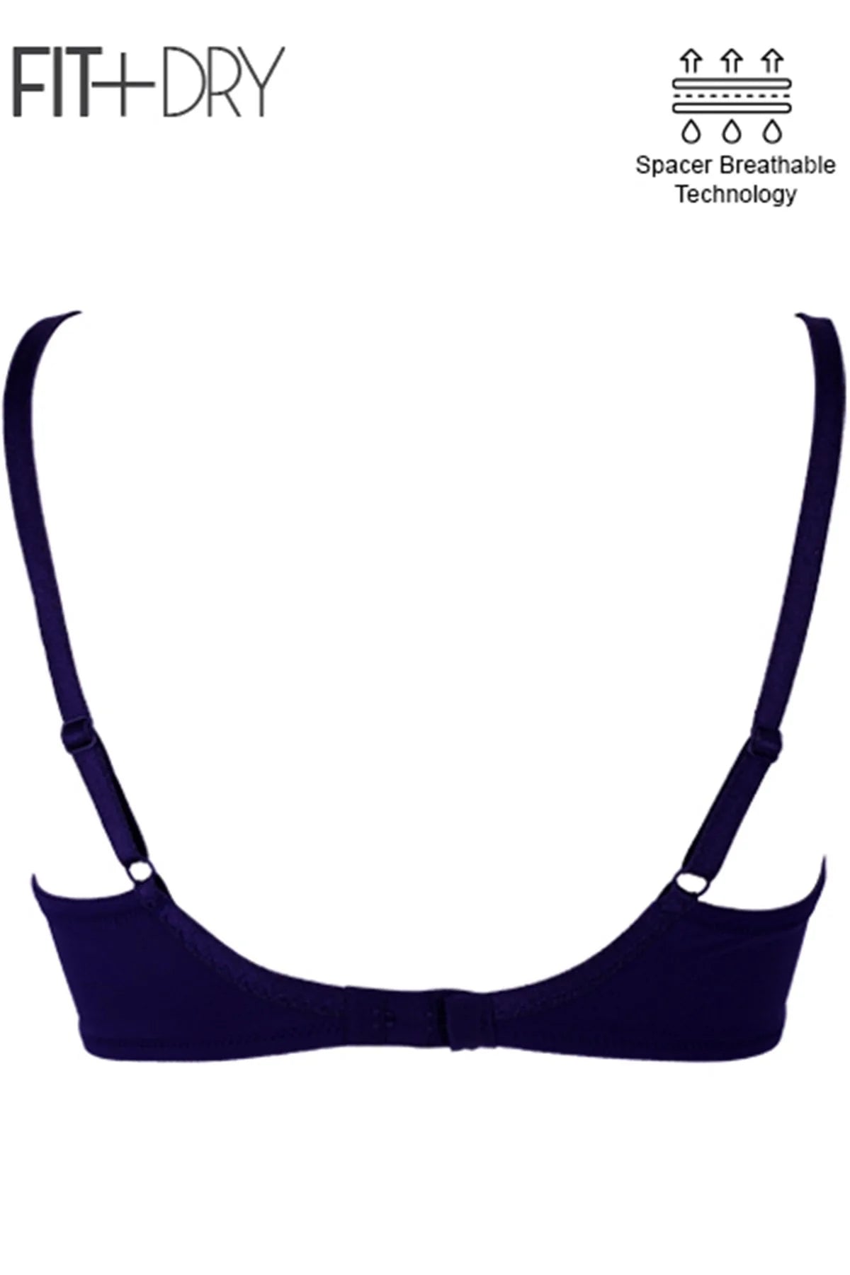 BLS Breathable Wired And Light Padded Bra Blue