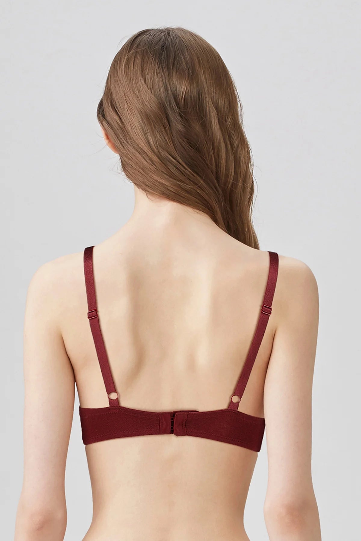BLS Pero Wired And Padded Cotton Bra  Maroon
