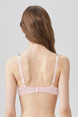 BLS Pero Wired And Padded Cotton Bra  Pink