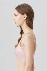 BLS Pero Wired And Padded Cotton Bra  Pink