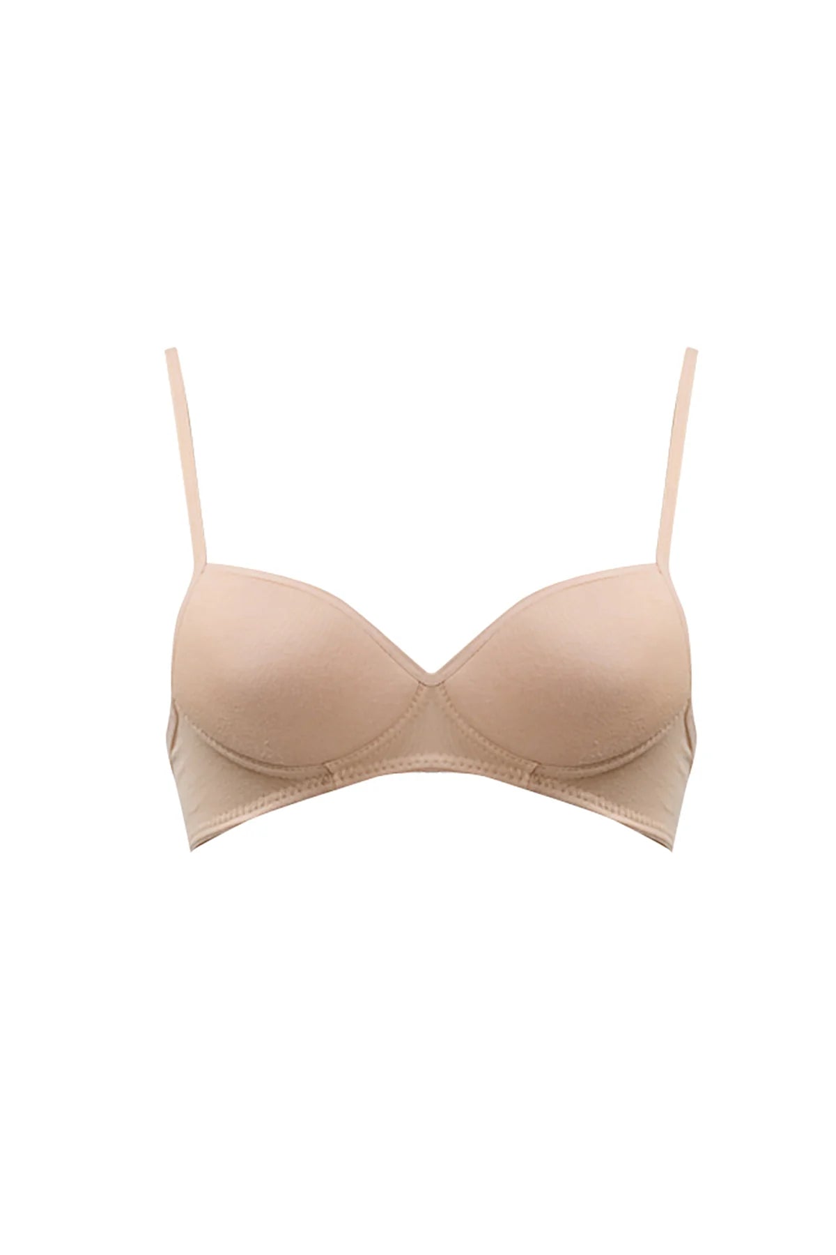 BLS Belva Soft Padded Cotton Teen Bra Beige