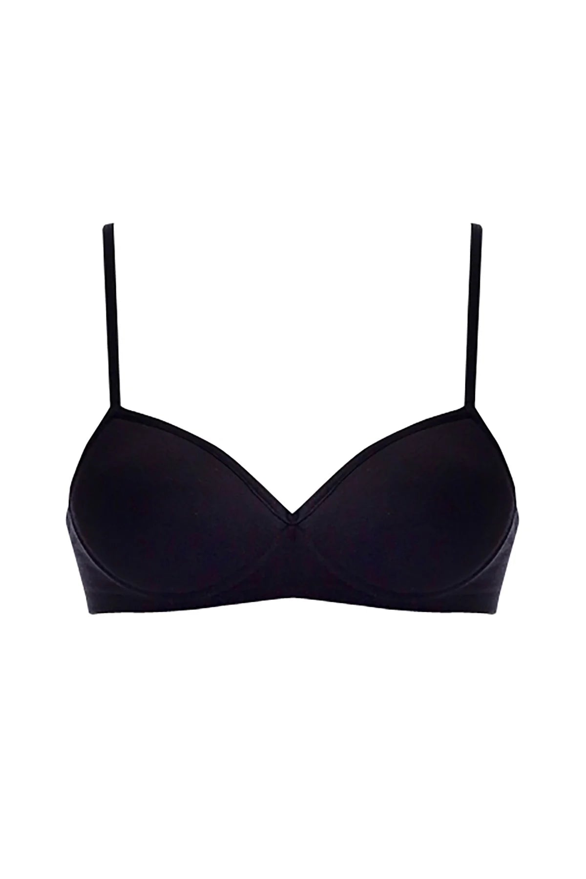 BLS Belva Soft Padded Cotton Teen Bra Black