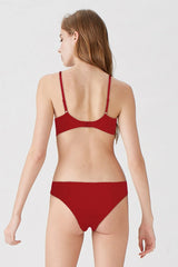 BLS Breathable Wired And Light Padded Bra Red