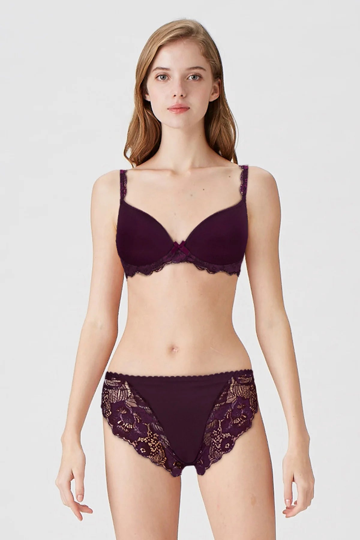 BLS Breathable Wired And Light Padded Bra Raspberry