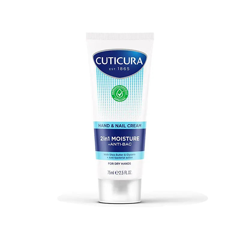 Cuticura 2in1 Anti Bac Hand & Nail Cream 75 ML