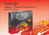 Feelings Delay+Dotted Condoms