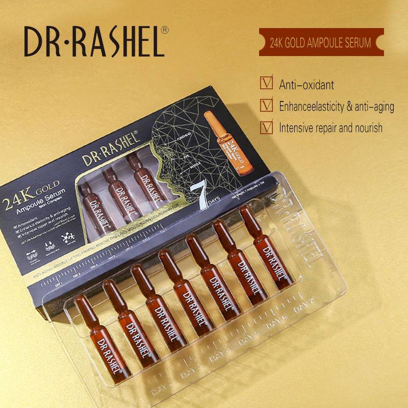 Dr Rashel Skin Care 24K Gold Ampoule Face Serum 2 ML X 7 Pcs