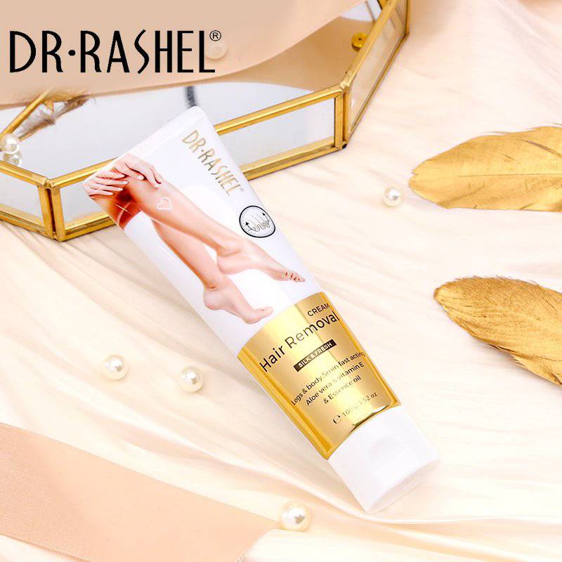 Dr.Rashel Aloe Vera & Vitamin E Silky Legs Underarm Bikini Line Body Depilatory Cream Hair Removal Cream 100 GM