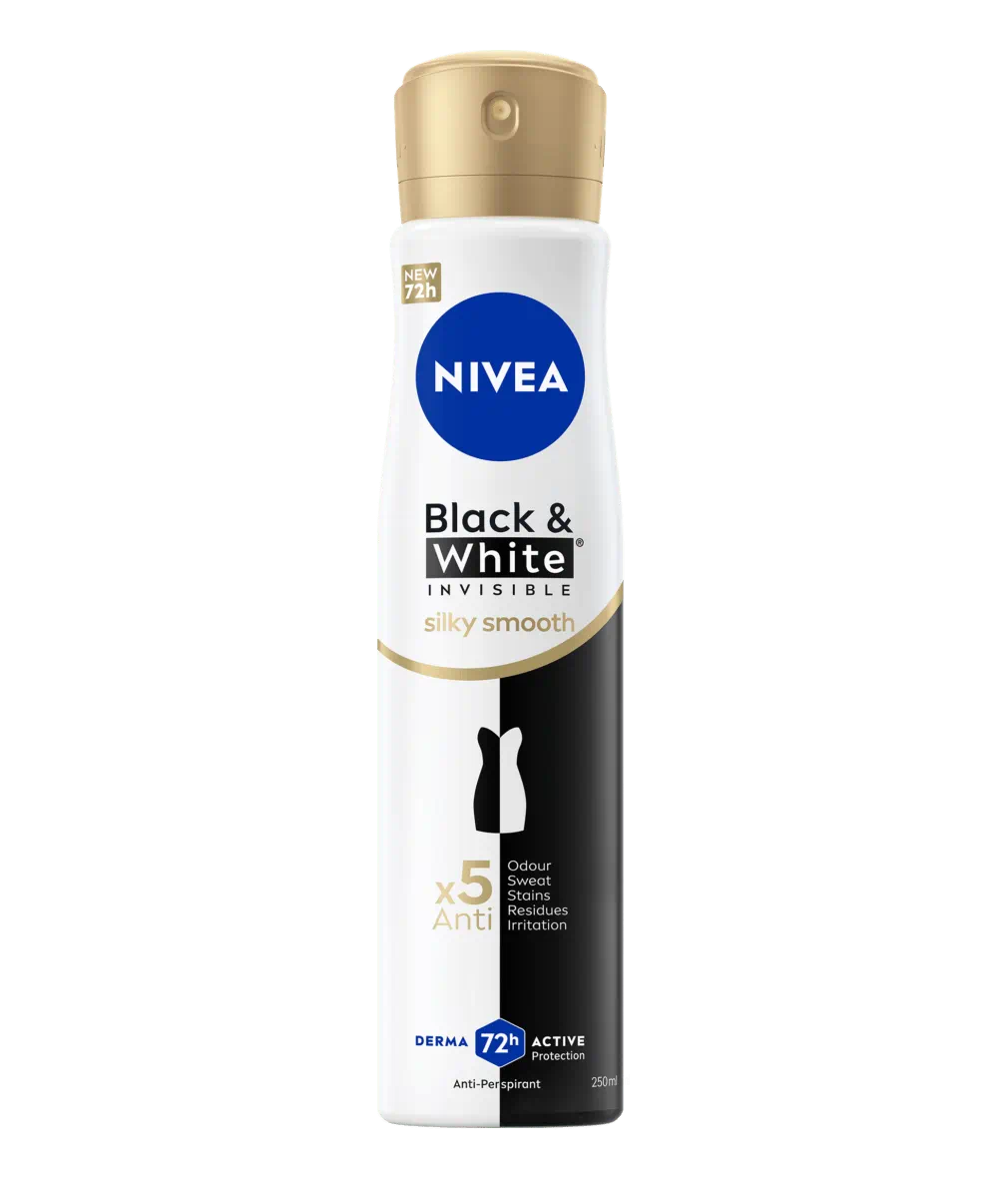 Nivea Black & White Invisible Silky Smooth Body Spray 200 ML