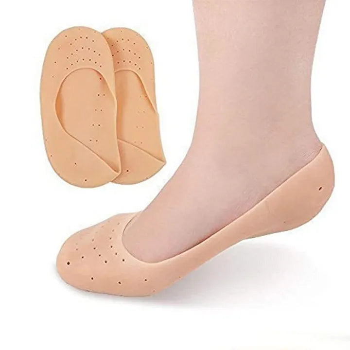 Anti Crack Full Length Silicone Foot Protector Moisturizing Socks For Foot-Care and Heel Cracks