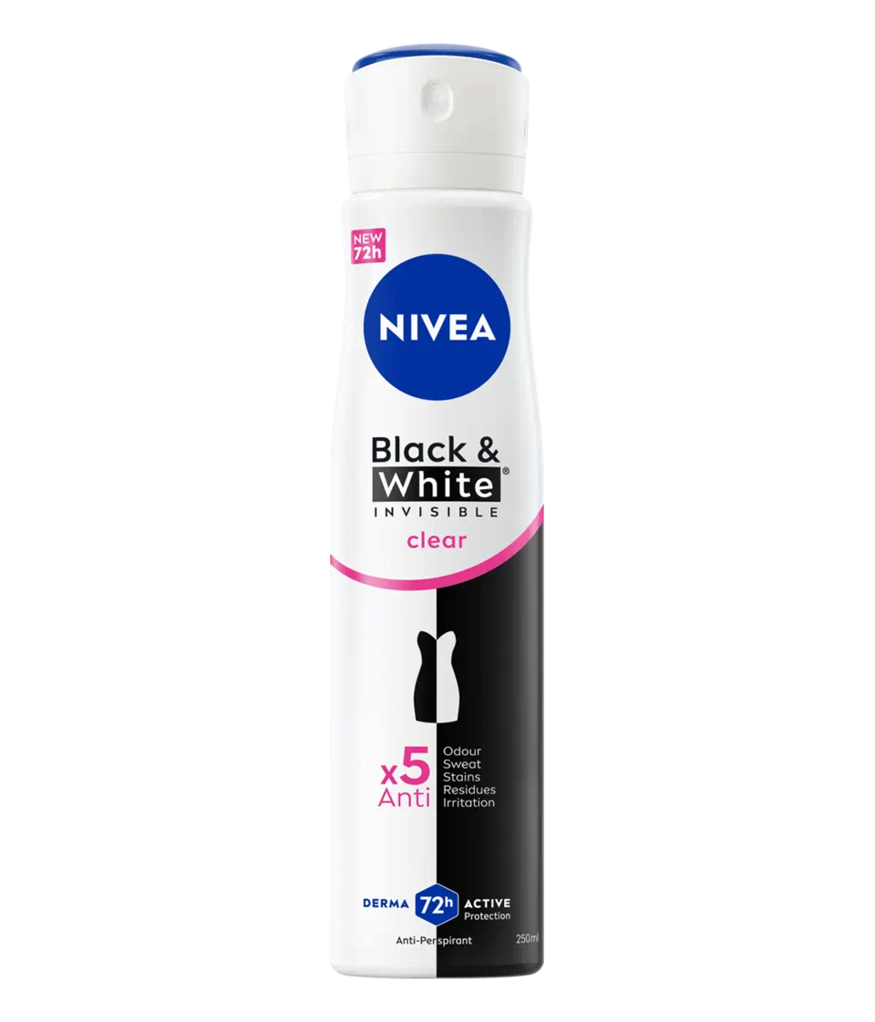 Nivea  Black & White Original 72h Anti-Perspirant Deodorant Spray 250 ML