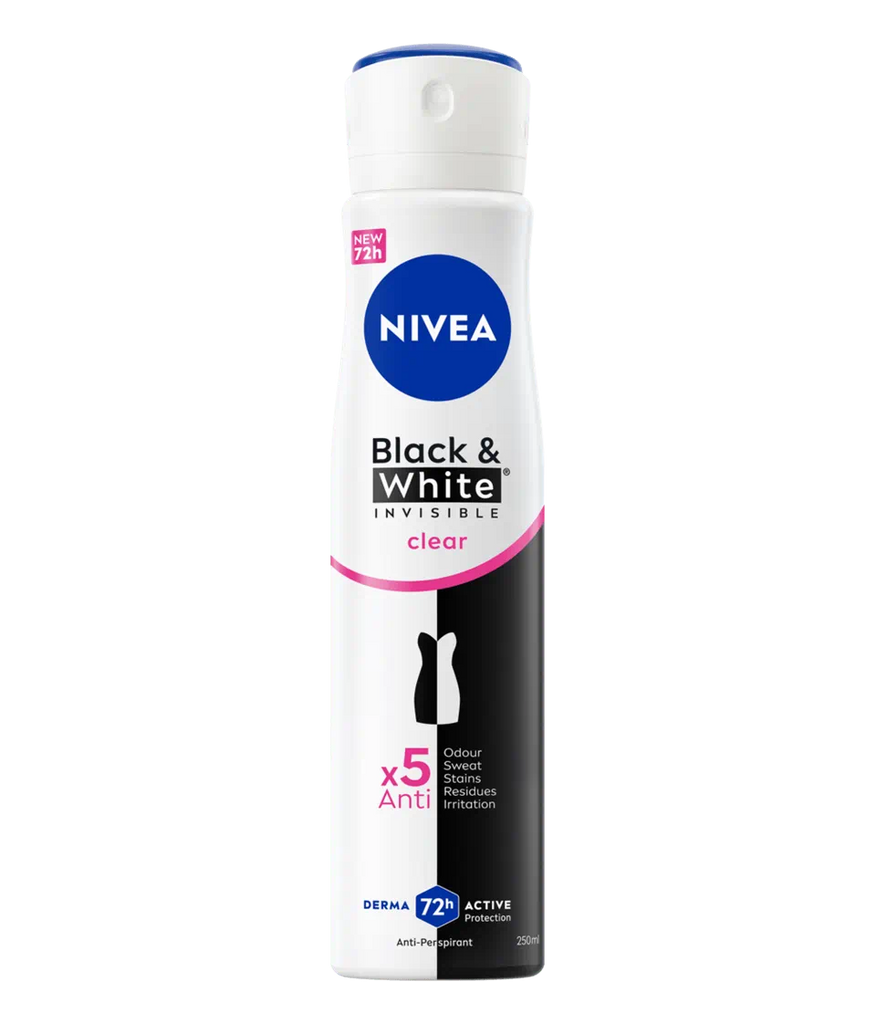 Nivea  Black & White Original 72h Anti-Perspirant Deodorant Spray 250 ML
