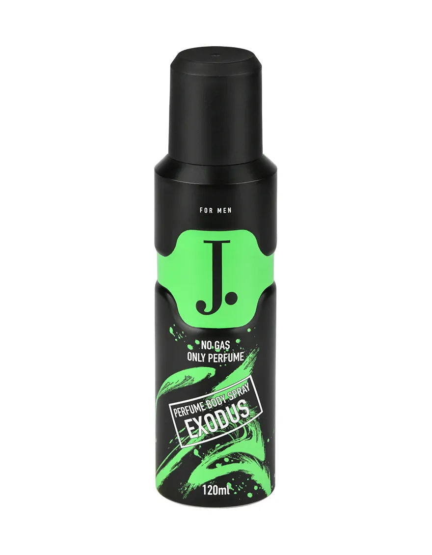J. Exodus No Gas Pour Homme Body Spray 120 ML