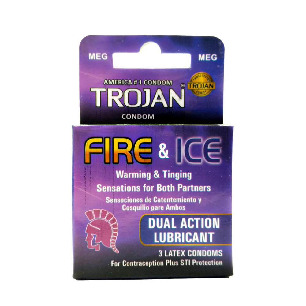 Trojan Fire & Ice Dual Action Condoms