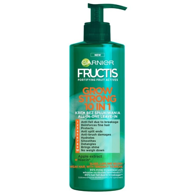 Garnier Fructis Grown Strong 10 in 1 All-in-one Leave -in cream 400 ML