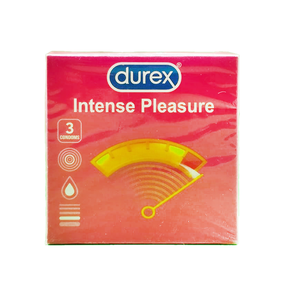 Durex Intense Pleasure Condoms 3 Pieces