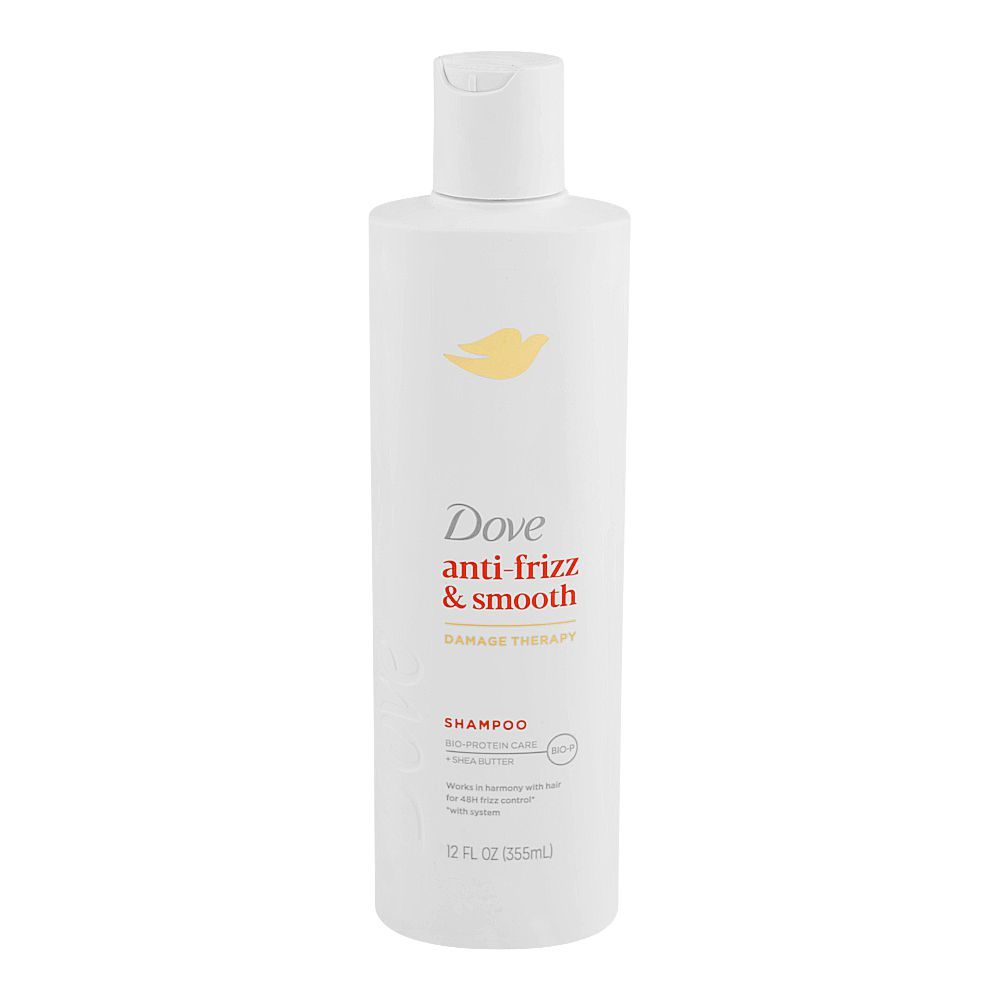 Dove Anti-Frizz & Smooth Damage Therapy Shampoo 355 ML
