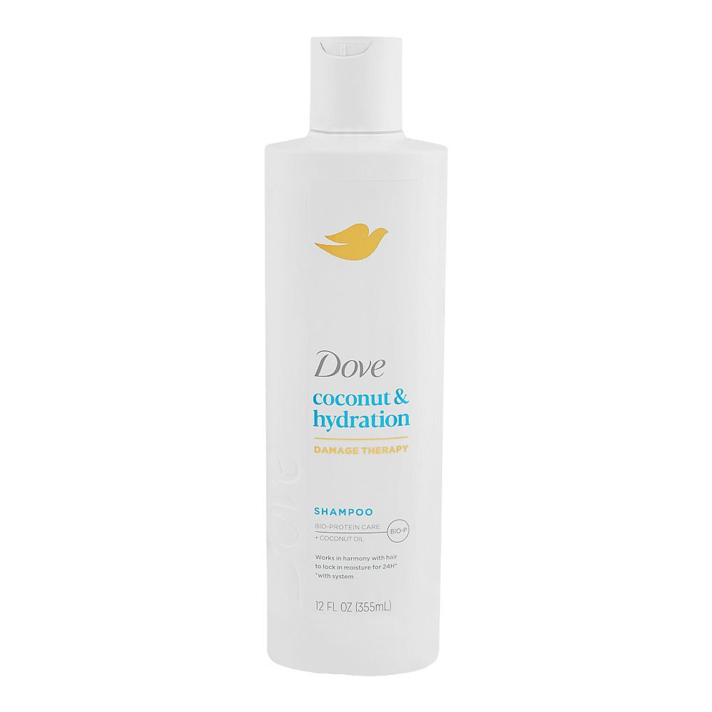 Dove Ultra Care Shampoo Coconut & Hydration for Dry Hair 355 ML