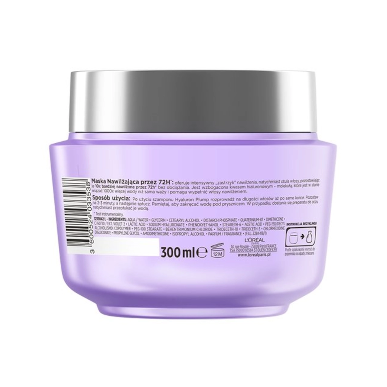 L'Oreal Paris Elseve Hyaluron Plump Moisturizing Mask 300 ML