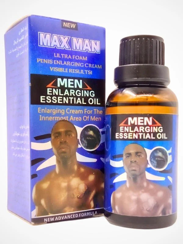 Maxman Men Enlarging Essential Oil 30 ML (Blue)