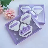 Quankou Diamond Marshmallow Powder Puff Set of 3