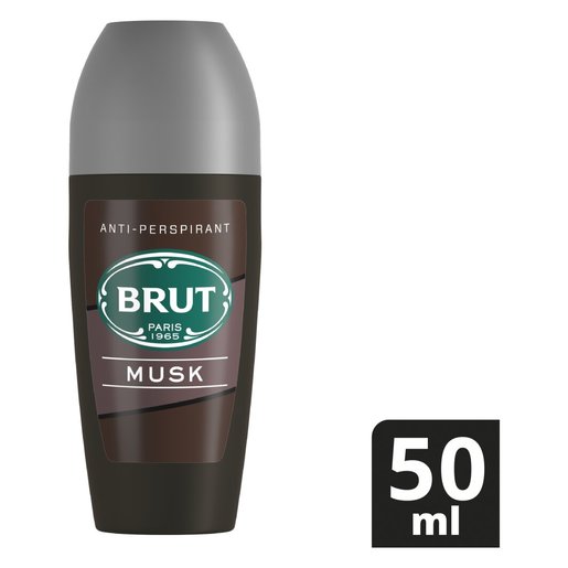 Brut Musk Antiperspirant Roll On Deodorant 50 ML