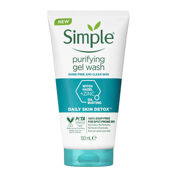 Simple Daily Skin Detox Purifying Gel Wash 150 ML