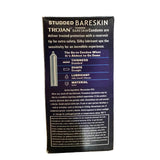 Trojan Studded Bareskin Premium Lubricant Big Dottes Condom 12 Pices