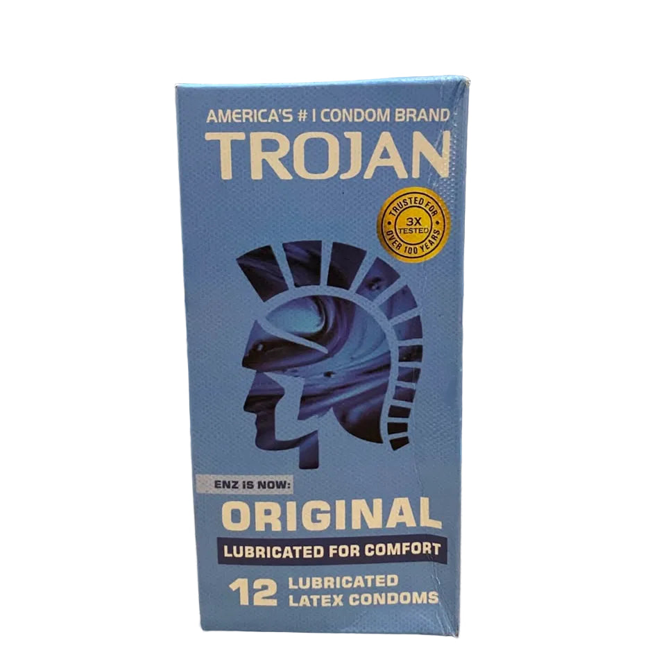 Trojan Original Lubricated Latex Condom 12 Pices