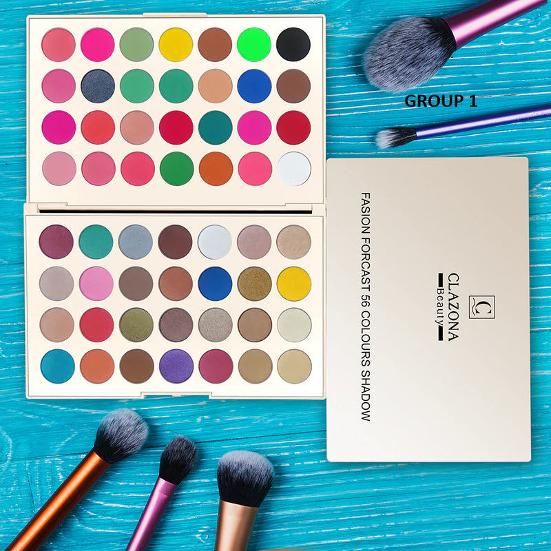 Clazona Beauty Eye Shadow Kit 56 Colors