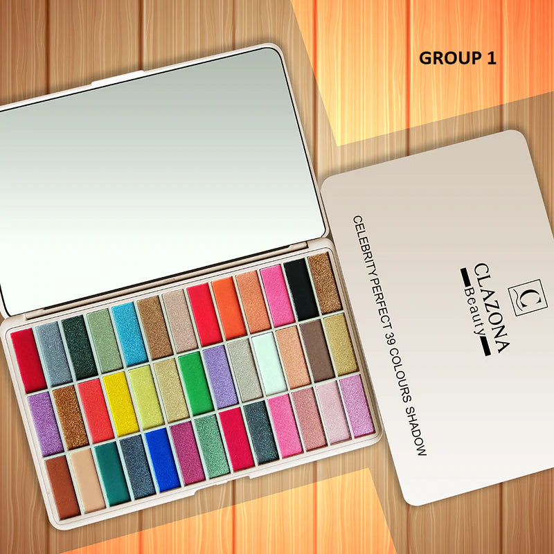 Clazona Beauty Eye Shadow Kit 39 Colors