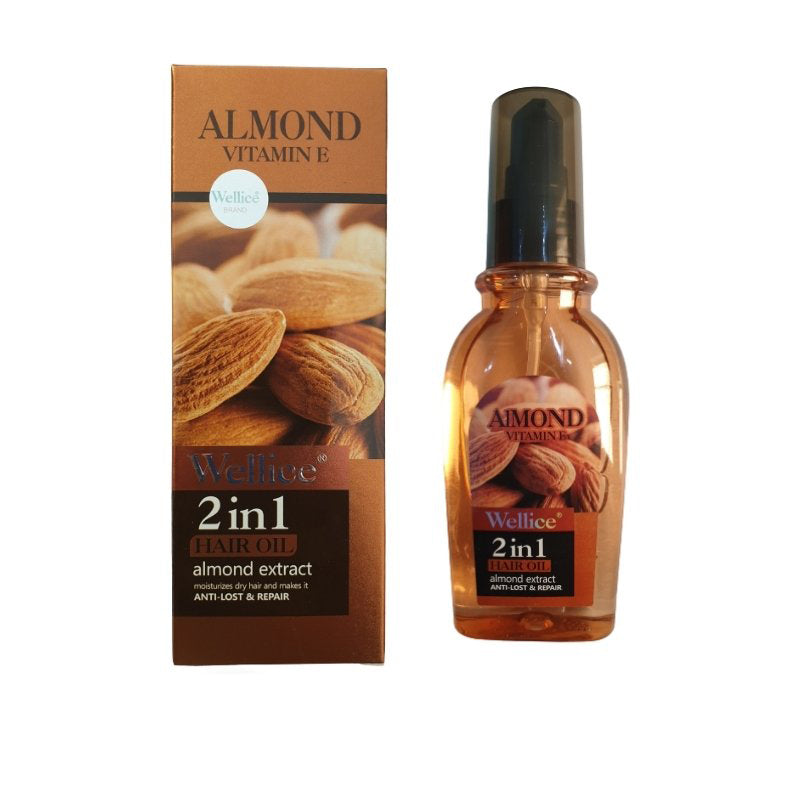 Wellice Almond Vitamin E Hair Oil 120 ML