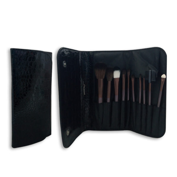 Color Institute 10 Piece Leather Brush Set