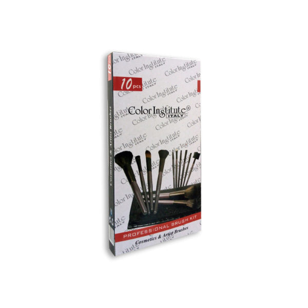 Color Institute 10 Piece Leather Brush Set