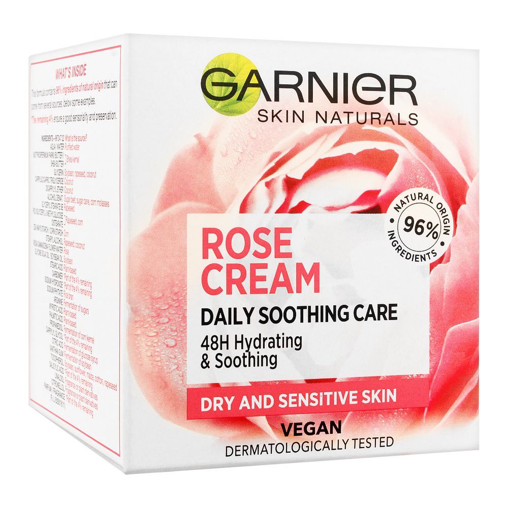 Garnier Skin Naturals Daily Soothing Care Vegan Rose Cream 50 ML