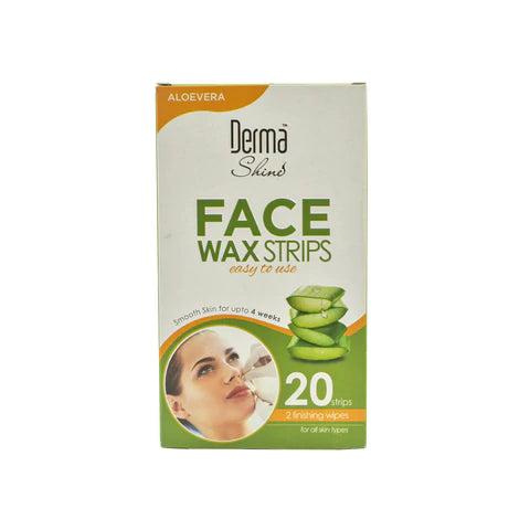 Derma Shine Aloe Vera Face Wax Strips