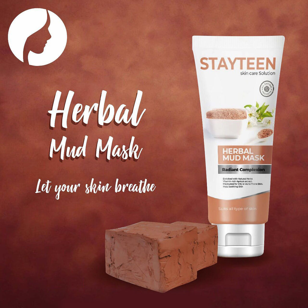 StayTeen Whitening Herbal Mud Mask 175 ML