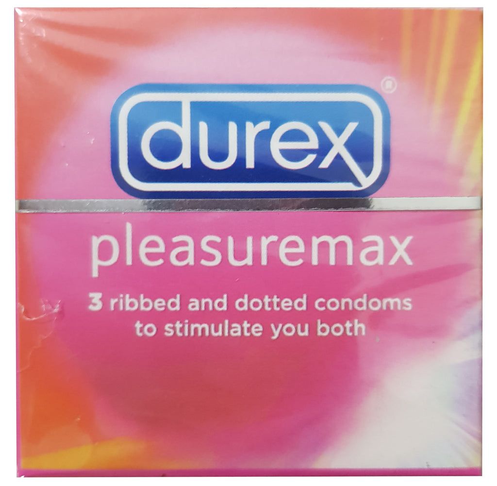 Durex Pleasuremax Ribbed & Dotted Condoms 3 Pieces