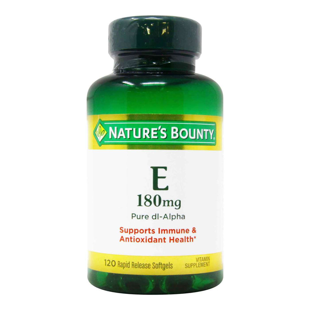 Nature's Bounty Vitamin E-180 IU 120 Softgels