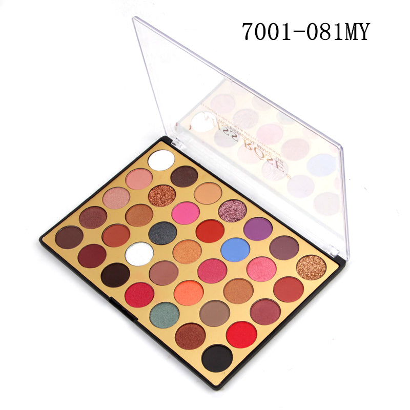 Miss Rose 35 Color High Gloss & Matte Eyeshadow