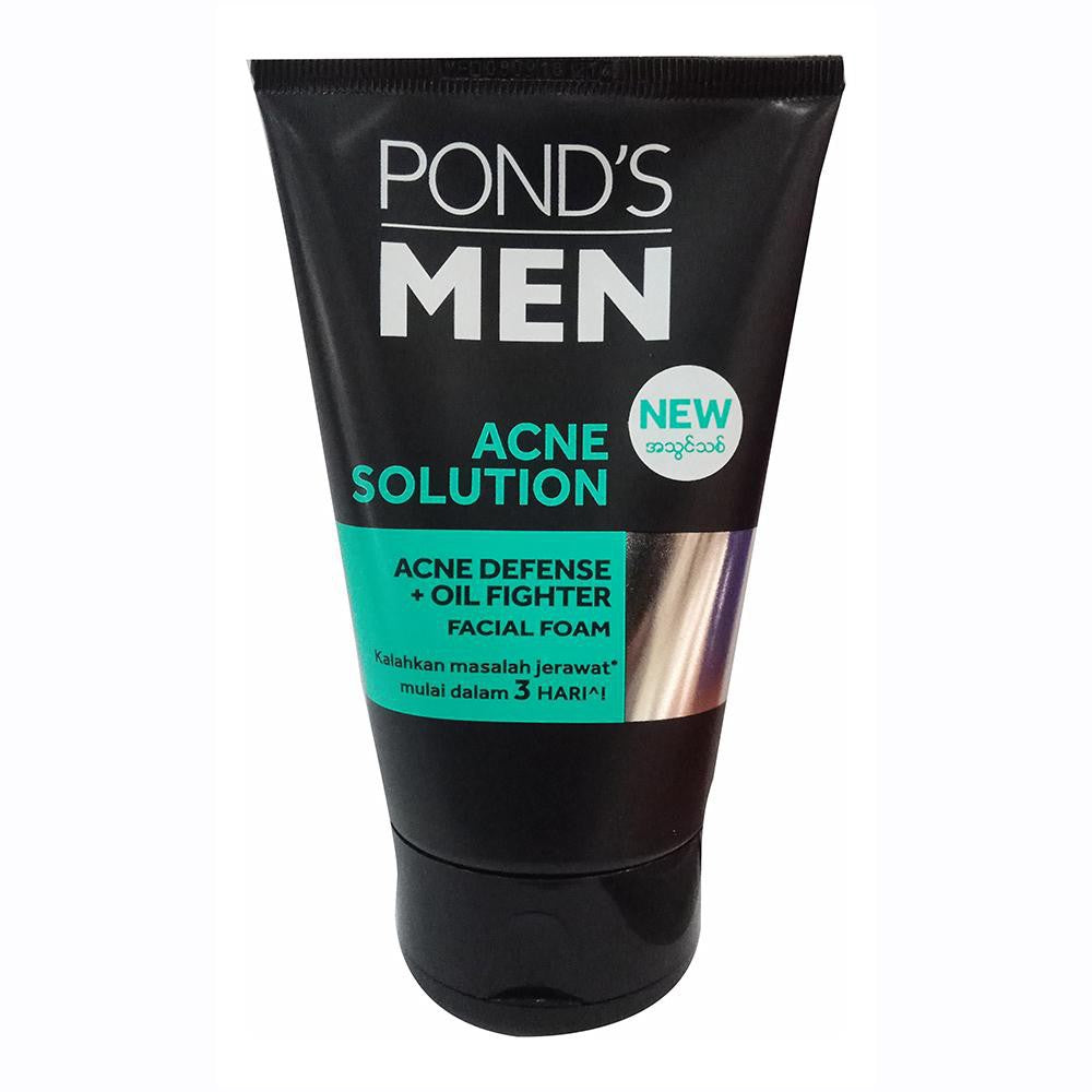 Pond's Men Acne Solution Acne Defense+Oil Fighter Facial Foam