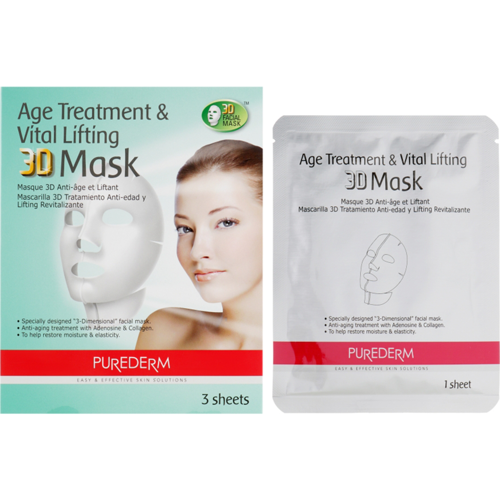 Purederm Age Treatment & Vital Lifting 3D Mask