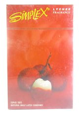 Simplex Super Thin Latex Condoms Lychee Fragrance 12 Pieces