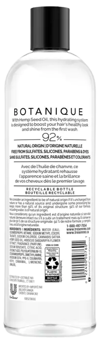 TRESemmé Botanique Hemp Hydration Sulfate-Free Shampoo for Dry Hair 473 ML