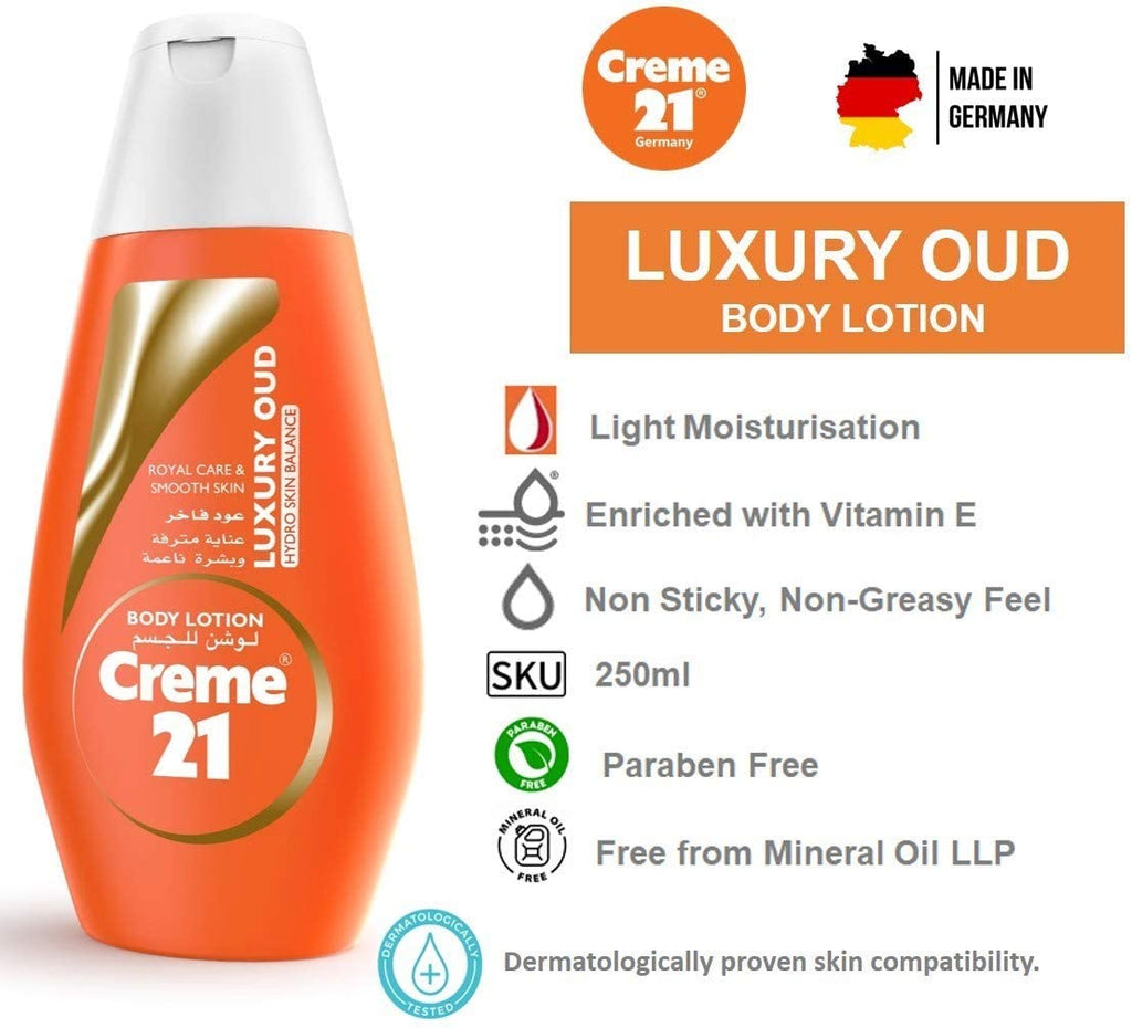 Creme 21 Body Lotion Luxury Oud 250 ML