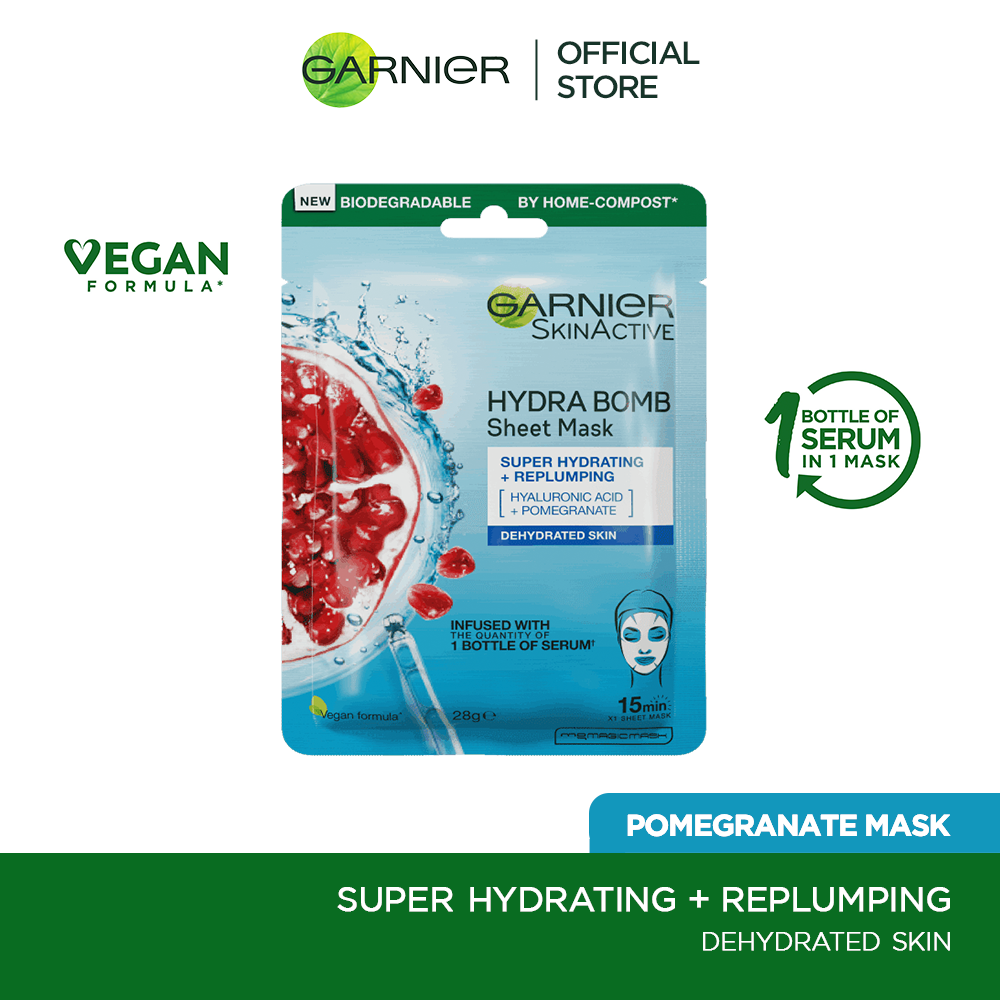 Garnier Skin Active Hydra Bomb Pomegranate Tissue Face Mask 28 G
