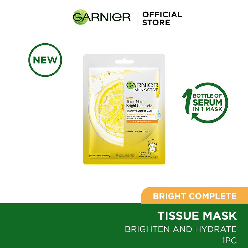 Garnier Skin Active Bright Complete Tissue Face Mask