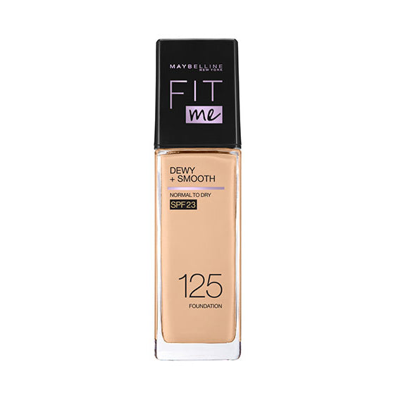 Maybelline Fit Me Dewy + Smooth Liquid Foundation 125 Nude Beige 30 ML