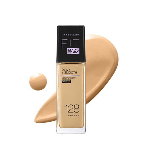 Maybelline Fit Me Dewy + Smooth Liquid Foundation 128 Warm Nude 30 ML